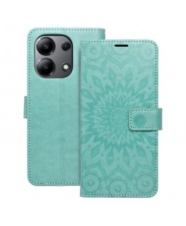 Oem MEZZO Book case for Xiaomi Redmi Note 13 Pro 5G in dreamcatcher green color.