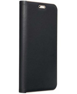 Чехол Oem LUNA Book Gold для Xiaomi Redmi Note 14 PRO 5G / 14 PRO PLUS 5G черного цвета