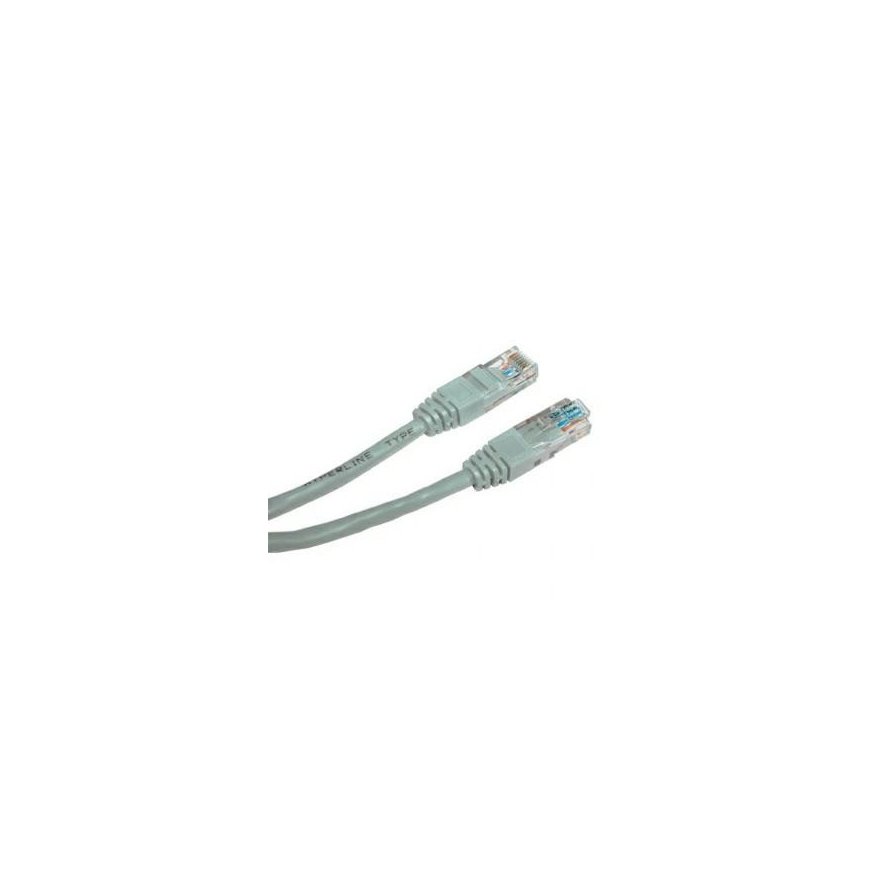 LAN kabelis UTP crossover patchcord, Cat.6, RJ45 M - RJ45 M, 5 m, neekranuotas, kryžminis, rutulinis, 2 PC prijungimui ekonomišk
