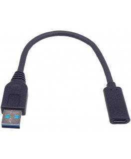 PremiumCord Adapteris USB 3.0 A/single - USB-C/single, USB 3.2 GEN2, 3A, 20cm