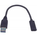 PremiumCord Adapter USB 3.0 A/single - USB-C/single, USB 3.2 GEN2, 3A, 20cm PremiumCord Adapter USB 3.0 A/single - USB-C/single, USB 3.2 GEN2, 3A, 20cm