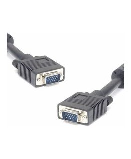 SVGA (D-sub) Male to SVGA (D-sub) Female Video Extension Cable, 2m, Shielded, Black, EOL