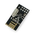 OEM Radio Module nRF24L01+ 2.4GHz - THT Transmitter/Receiver - Black OEM Radio Module nRF24L01+ 2.4GHz - THT Transmitter/Receiver - Black