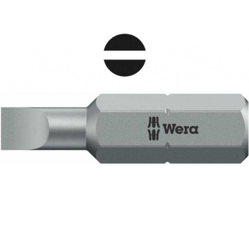 WERA 800/1 KZ Flat Screwdriver Bit 1.2x8x25mm – 2