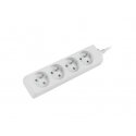 Lanberg PS0-04E-0150-W удлинитель 1,5 m 4 розетка(и) Для помещений Белый Lanberg PS0-04E-0150-W удлинитель 1,5 m 4 розетка(и) Для помещений Белый