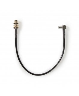 Nedis CSGB02125BK02 coaxial cable 0.2 m SMA TS9 Black