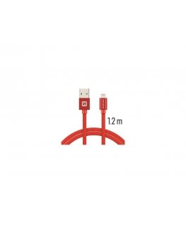 Swissten 71523206 Lightning-kaapeli 1,2 m Punainen