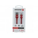 Swissten 71523206 lightning kabelis 1,2 m Sarkans Swissten 71523206 lightning kabelis 1,2 m Sarkans