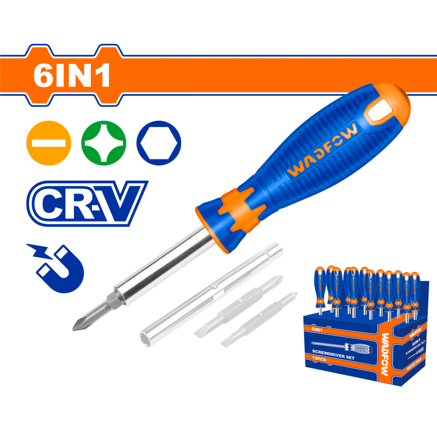 Wadfow Screwdriver 6 in 1 – 2