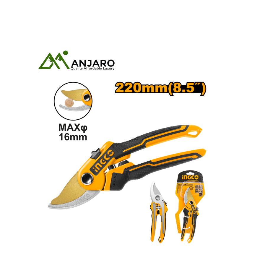 Ingco HPS0601 Dārza šķēres 220mm ergonomiskas