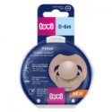 LOVI Silicone Dynamic Pacifier Prime, Blush, 0-6m, 1 pc, 34/405