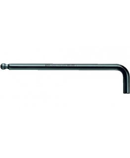 L-shaped hex key WERA 950 PKL BM, black 8 mm