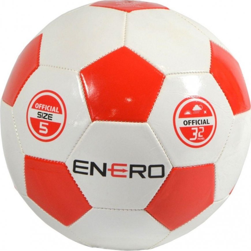 Futbolo kamuolys Enero Ladybug, raudonas-baltas