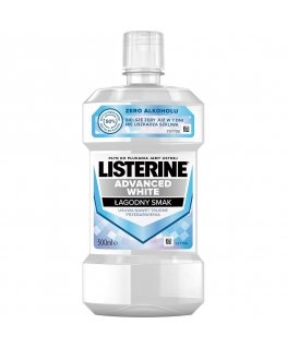 Listerine Advanced Baltas burnos skalavimo skystis, Pehme maitse, 500ml