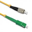 Qoltec 54313 InfiniBand- ja kuituoptiikkakaapeli 50 m SC FC Keltainen