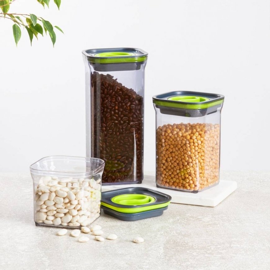 Imukykyinen astia 1,5 l, harmaa / vihreä, rullattava, AMBITION