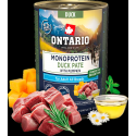Konservi suņiem - Ontario Adult Monoprotein Duck Pate with Pumpk