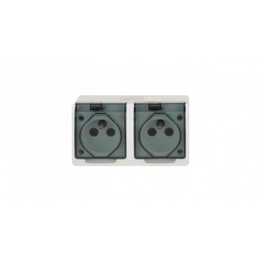 Электро Пласт Насельск GN.2X2P+Z N/T IP44 белая KL.DYMNA HERME – 2