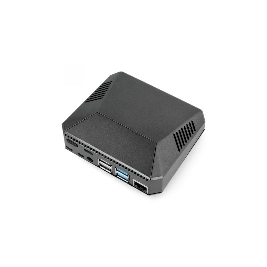 OEM Raspberry Pi 4B aluminum case Argon One with fan - gray