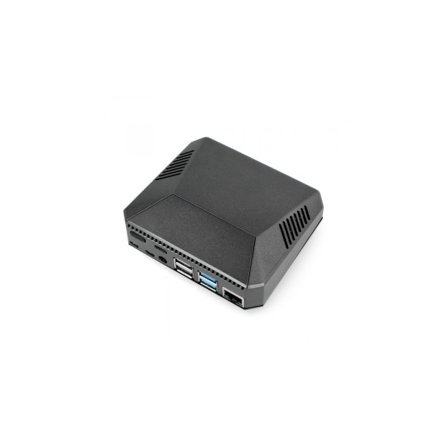 OEM Raspberry Pi 4B aluminum case Argon One with fan - gray – 2