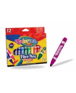 Colorino Kids Jumbo Markers, 12 colors