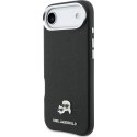 Karl Lagerfeld „Karl & Choupette“ „Head Pins Saffiano MagSafe“ vāciņš „iPhone Air“, melns