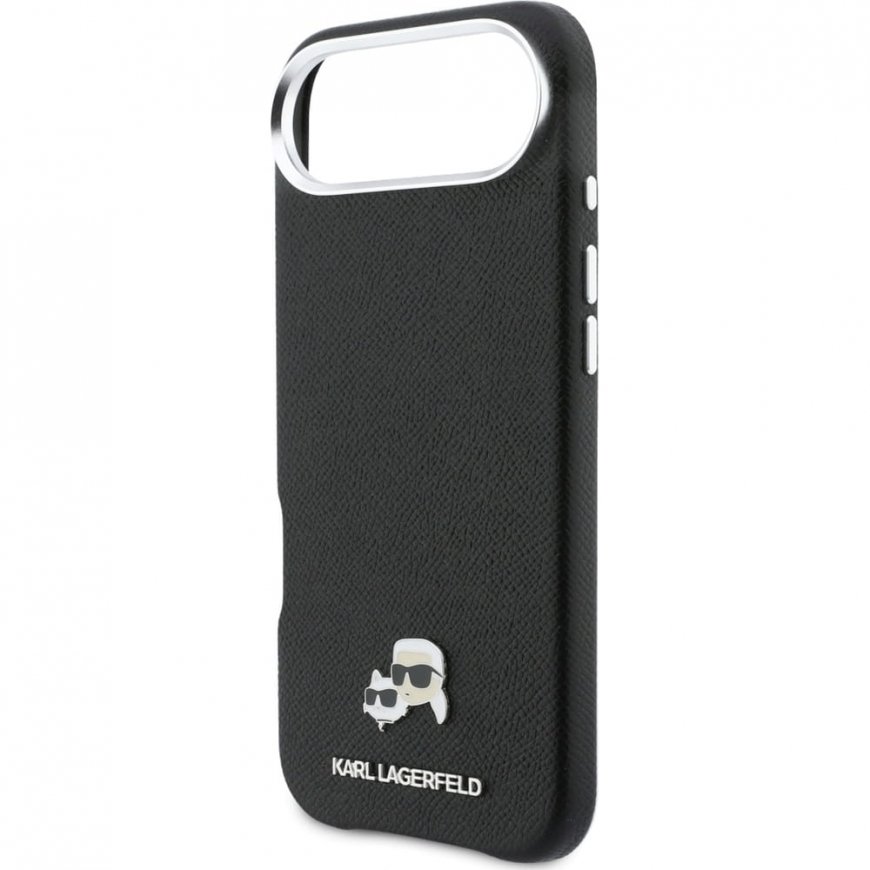 Karl Lagerfeld „Karl & Choupette“ „Head Pins Saffiano MagSafe“ kate, mõeldud „iPhone Air“ jaoks, must – 2