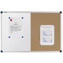 Nobo Classic Combi Cork/Steel Noticeboard 90x60cm