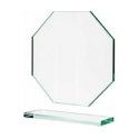 Glass trophy with a glued base Glass trophy with a glued base