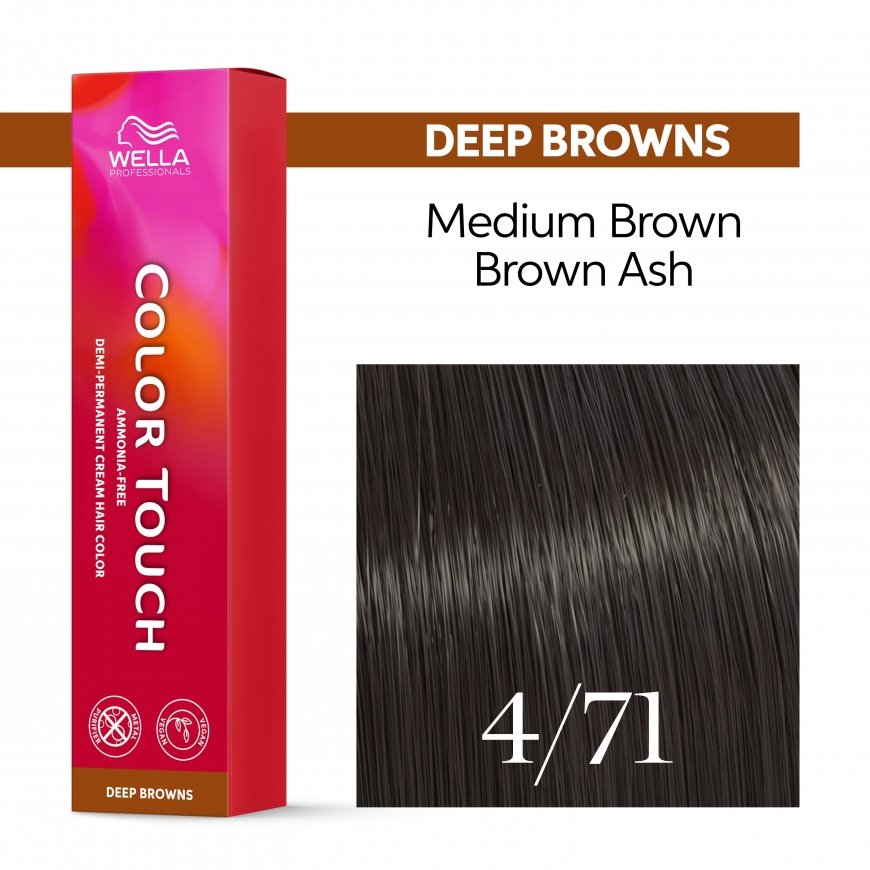Londa Color Hair Dye 60ml - 4/71 Medium Brown Ash Brown