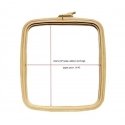 Nurge Marketing Nurge square (rectangular) plastic hoops 19.5*22 cm (brown) 170-13BR Nurge Marketing Nurge square (rectangular) plastic hoops 19.5*22 cm (brown) 170-13BR