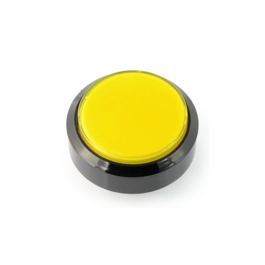 Oem Poga 6cm - dzeltena - plakana – 2