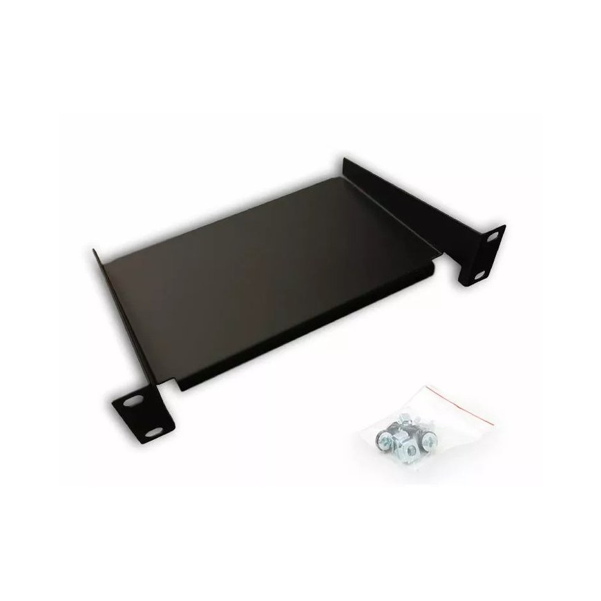 DATACOM 10" Hylly 160mm 1U musta