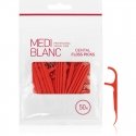 Mediblanc Dental Picks with Thread, 50 pcs. Mediblanc Dental Picks with Thread, 50 pcs.