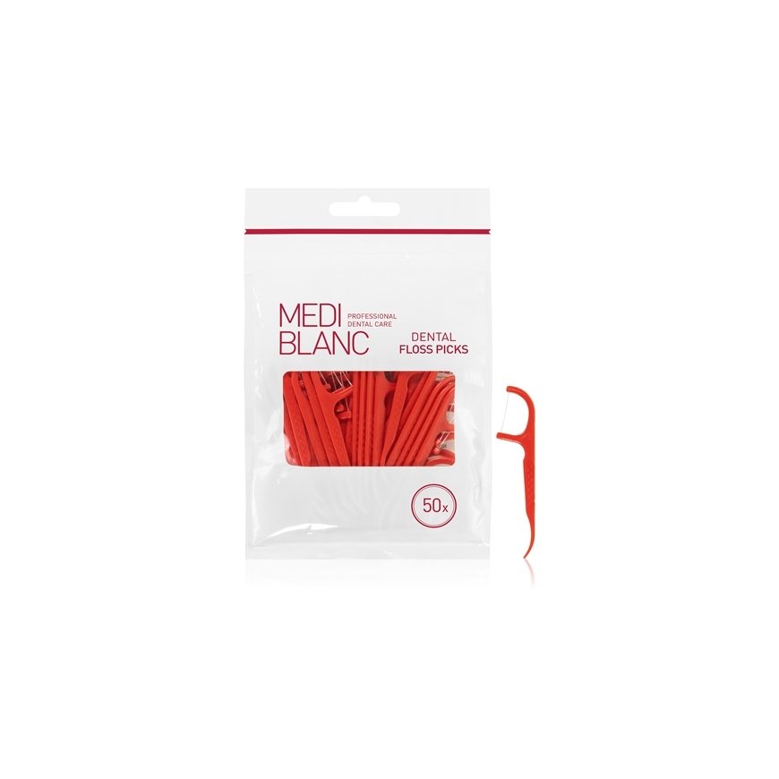Mediblanc зубочистки с ниткой, 50 шт. – 2