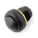 OEM Jungiklis ON-OFF su fiksacija 12mm - 5A/250V - apvalus - juodas OEM Jungiklis ON-OFF su fiksacija 12mm - 5A/250V - apvalus - juodas