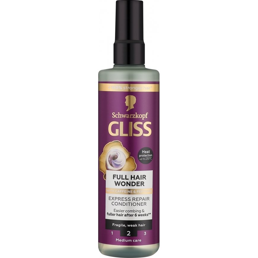 SCHWARZKOPF Gliss Full Hair Wonder Express plaukų kondicionierius 200 ml