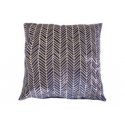 Myhome Velvet Blue Herringbone Decorative Pillowcase 45 x 45 cm MANO NAMAI Myhome Velvet Blue Herringbone Decorative Pillowcase 45 x 45 cm MANO NAMAI