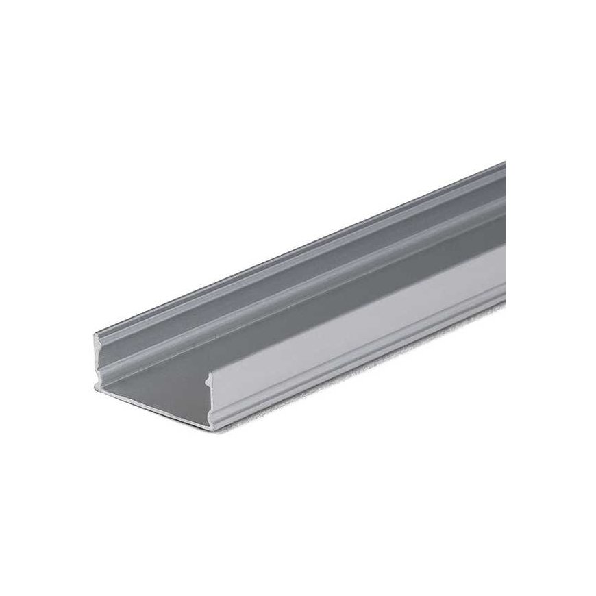 V-tac LED upotettava profiili, musta, 2m, mukana kansi ja asennustarvikkeet – 2