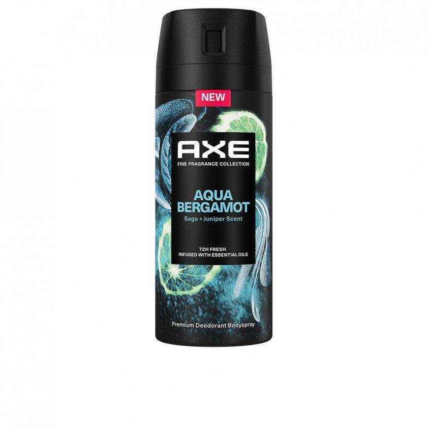 Axe Aqua Bergamot purškiamas dezodorantas, 150 ml