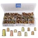 OEM Double Thread Wooden Sleeve M8x20mm - 10 pcs, - Furniture Insert - Screw - Nut
