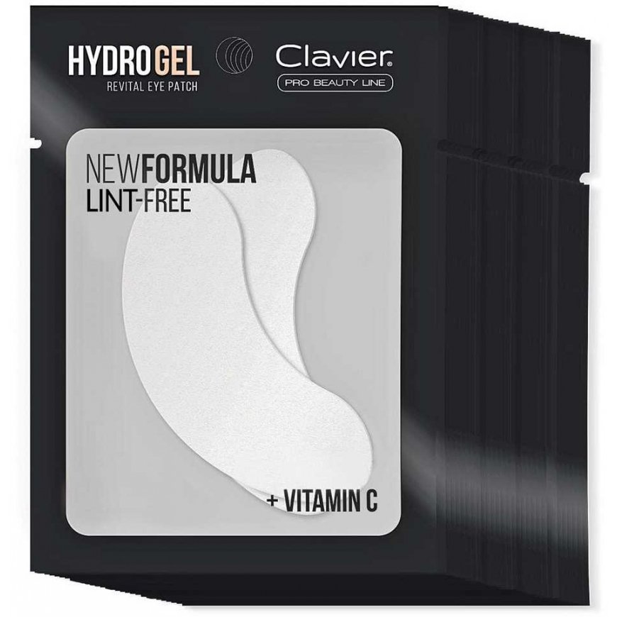 Clavier „Pro Beauty Line“ silikoonist silmade all olevad plaastrid C-vitamiiniga, 100 tk.