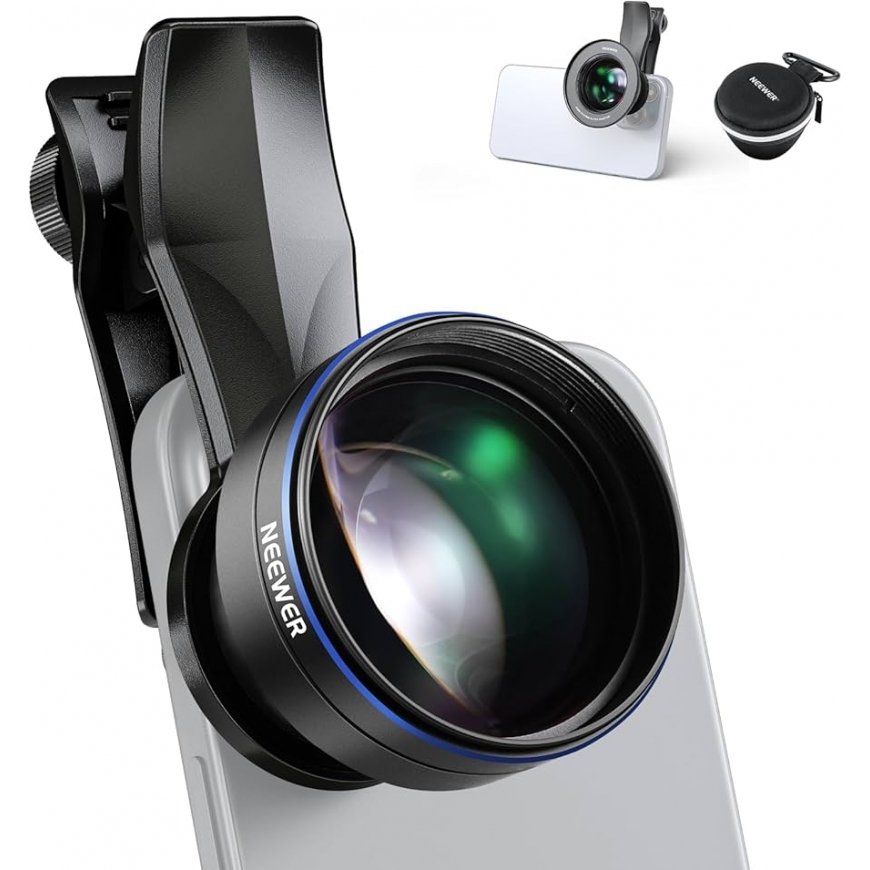 Neewer LS-26 PRO 105mm Macro Lens with 17mm Phone Clip & 67mm Filter Adapter – 2