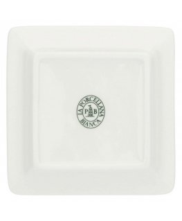 ADORATO White Porcelain Square Plate 10 cm, H Pattern