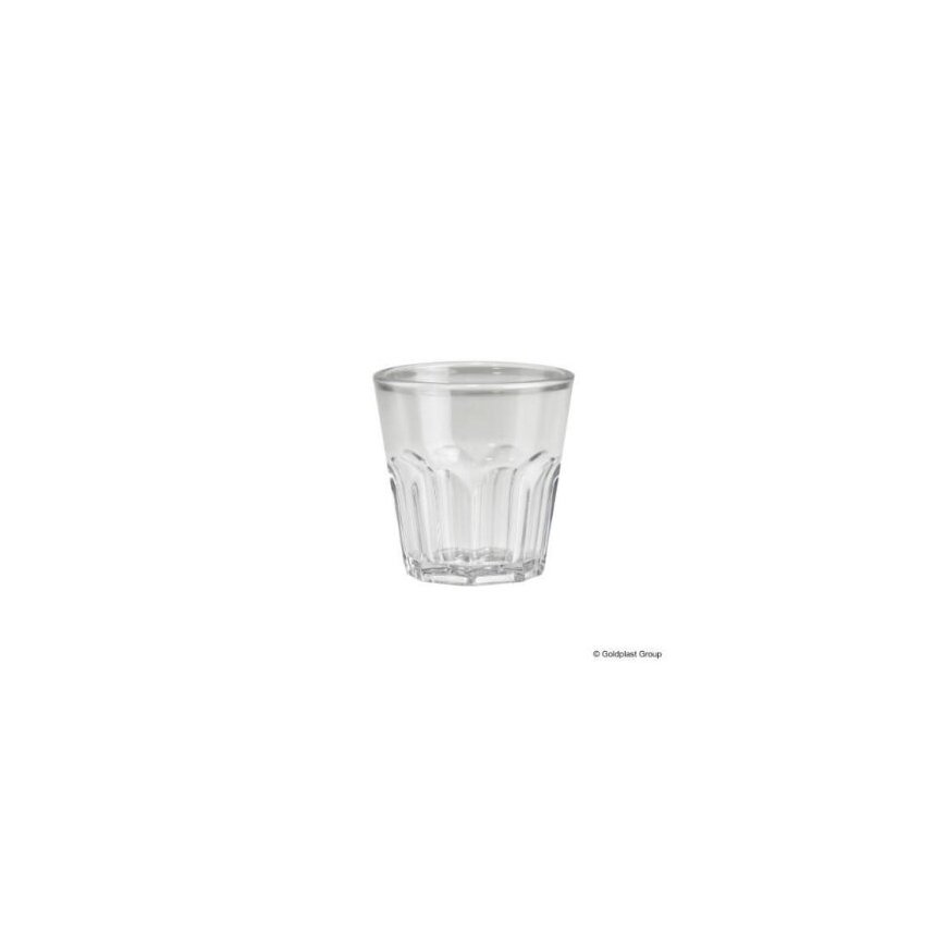 Gold Plast Cocktailtiikka, läpinäkyvä, SAN-muovi, 40 ml, Ø 4,5 cm, K 5,5 cm, 6 kpl