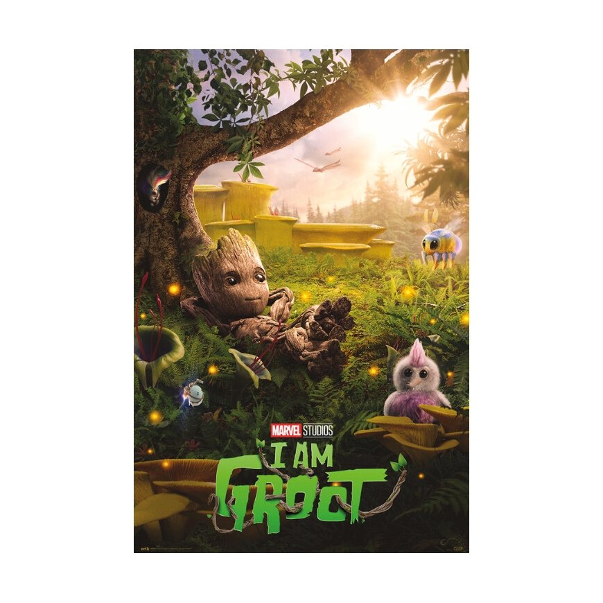 ERIK Marvel Aš esu Groot plakatas – 2