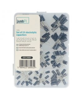 Low Voltage Electrolytic Capacitor Kit – justPi – 120 pcs.
