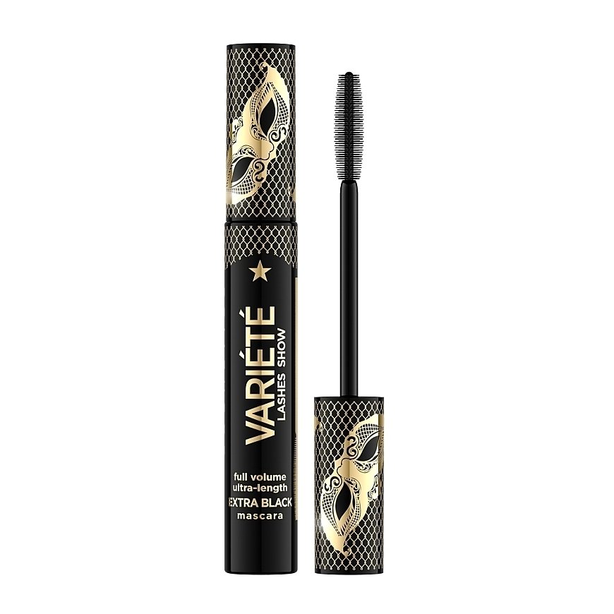 Eveline Cosmetics Variete Lashes Show Extra Must Black Ripsmete tušš Extra Must, 10 ml – 2