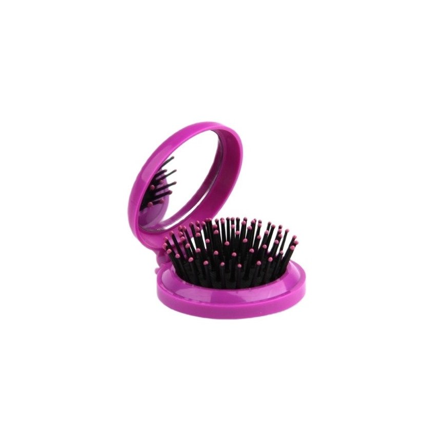 Donegal Round Folding Pocket Hair Pillows Purple