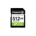 Kingston Technology 512 Gt SDXC Canvas Select Plus Gen3 150 Mt/s C10 UHS-I U3 V30